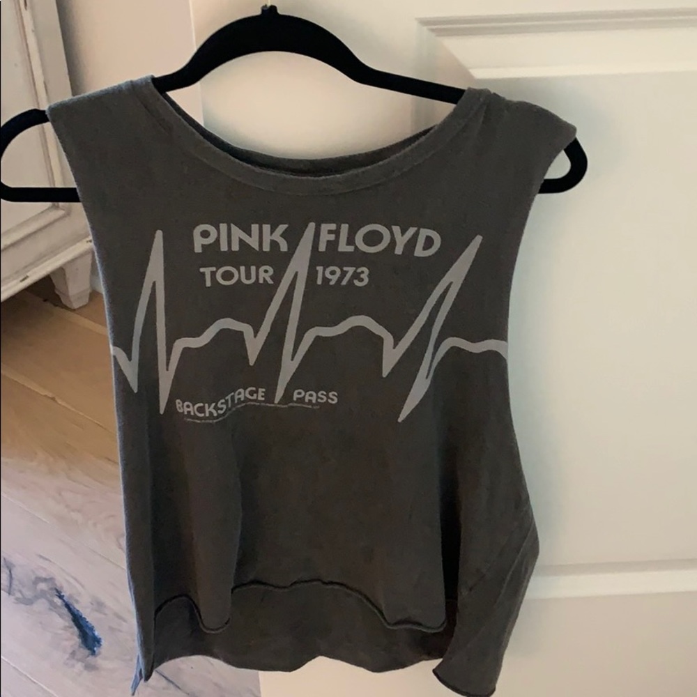 Chaser brand grey muscle tee.